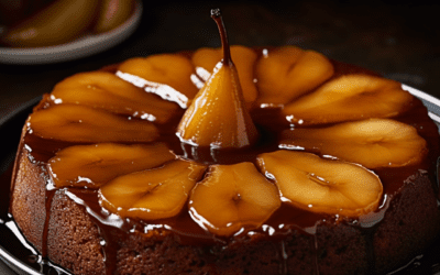 Delicious Upside-Down Pear Gingerbread: A Perfect Winter Treat