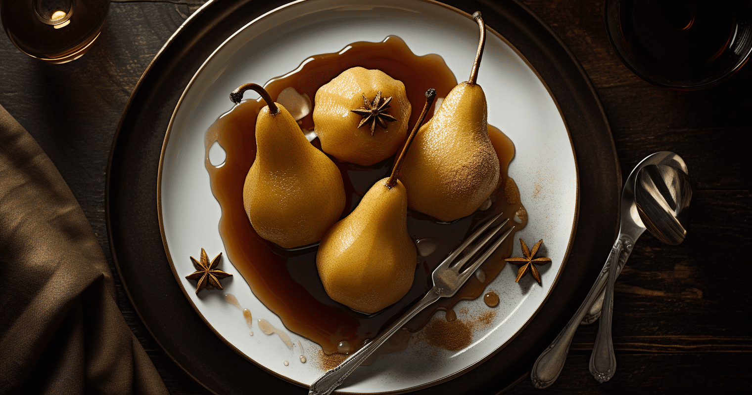 Upside-Down Pear Gingerbread Cooking Instructions