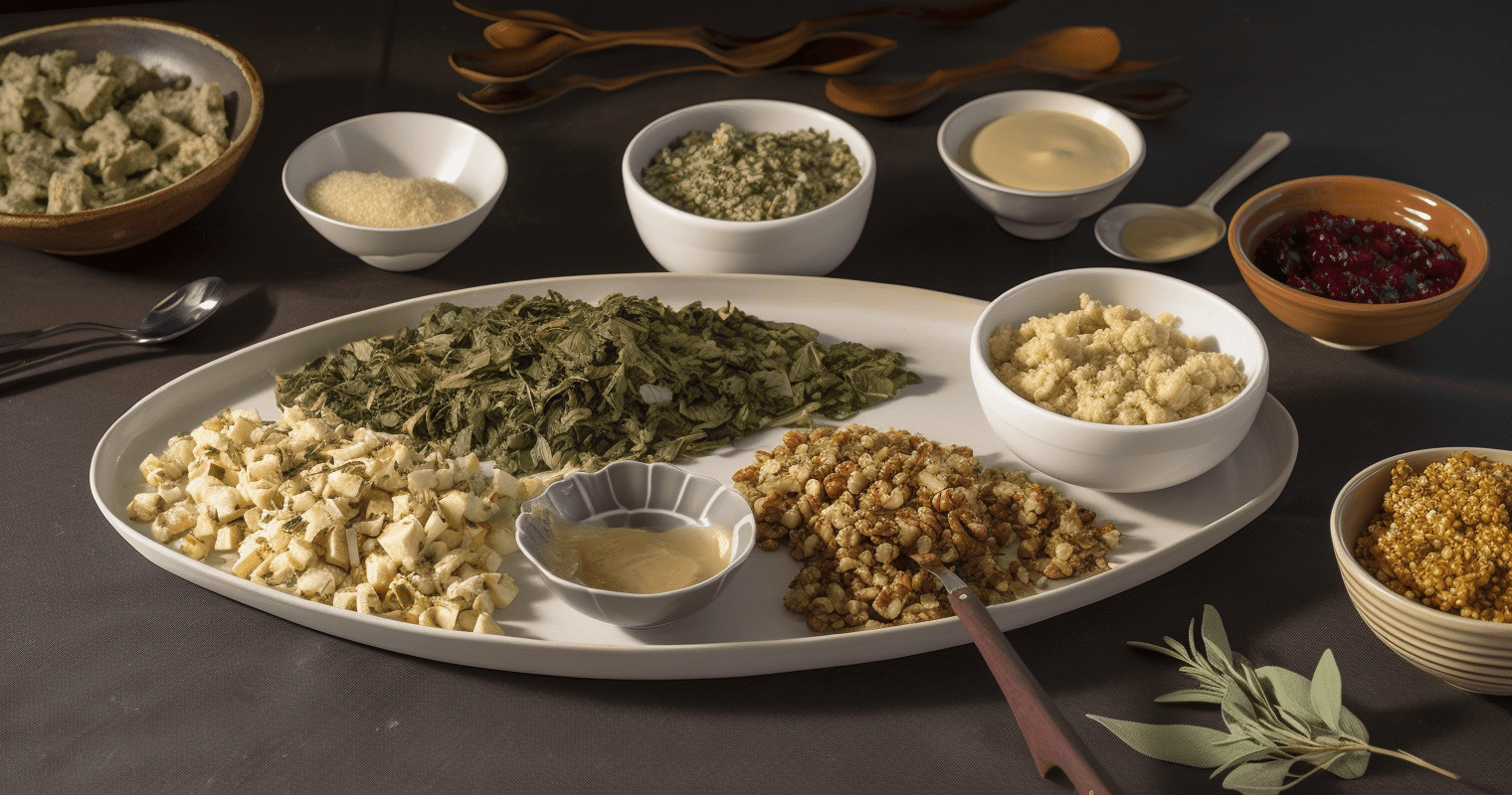 Sage and Onion Stuffing Ingredients