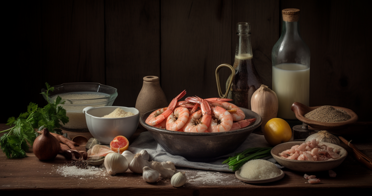 Ingredients for Shrimp and Grits