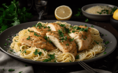 Luscious Lemon Garlic Chicken Pasta: A Zesty Delight