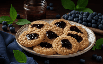 Blueberry-Maple Jam-Filled Oatmeal Cookies: A Sweet Surprise Awaits