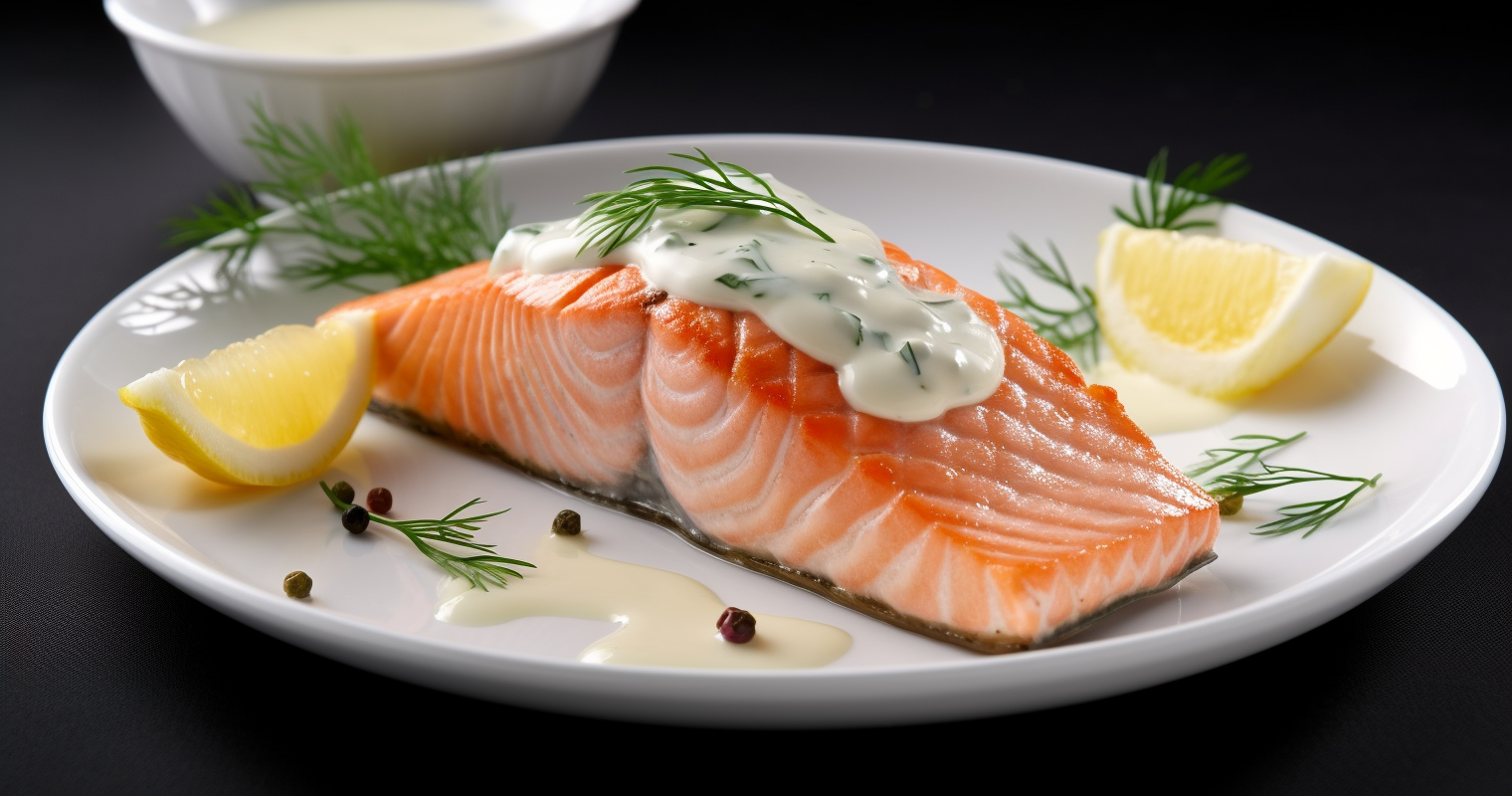 Salmon with Lemon-Dill Butter