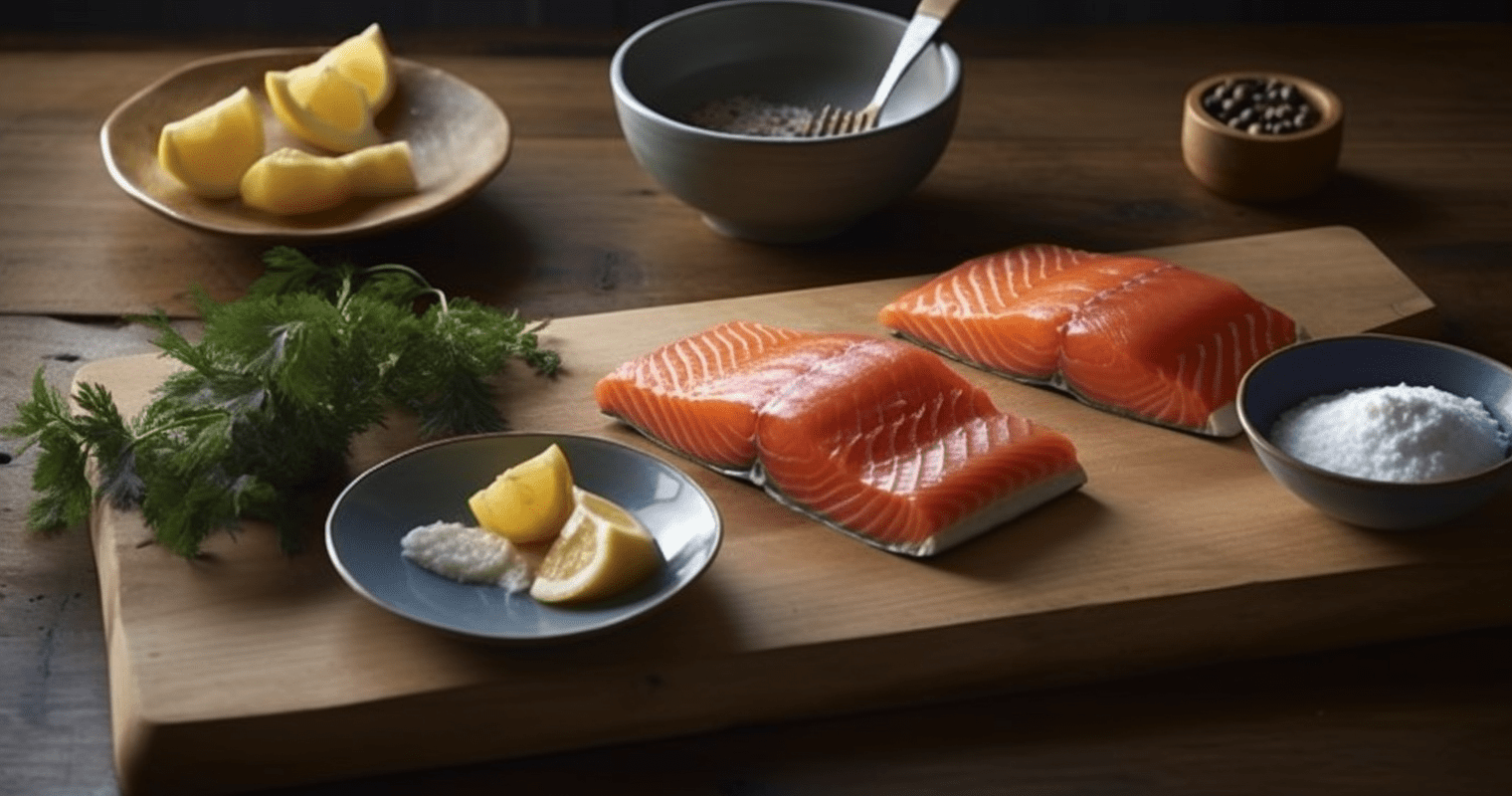 Salmon with Lemon-Dill Butter Ingredients