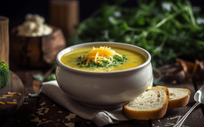 Creamy Cauliflower Broccoli and Cheddar Soup: A Comforting Twist on a Classic