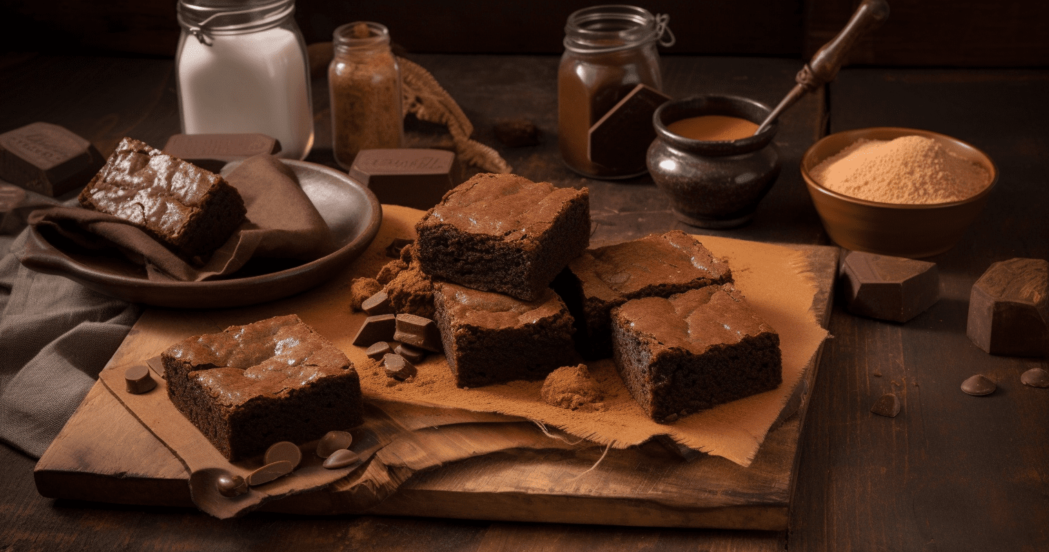 Ingredients for Dulce de Leche Brownies