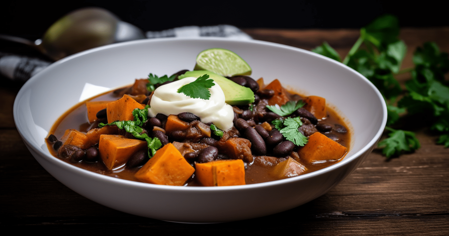 Black Bean Stew with Sweet Potatoes