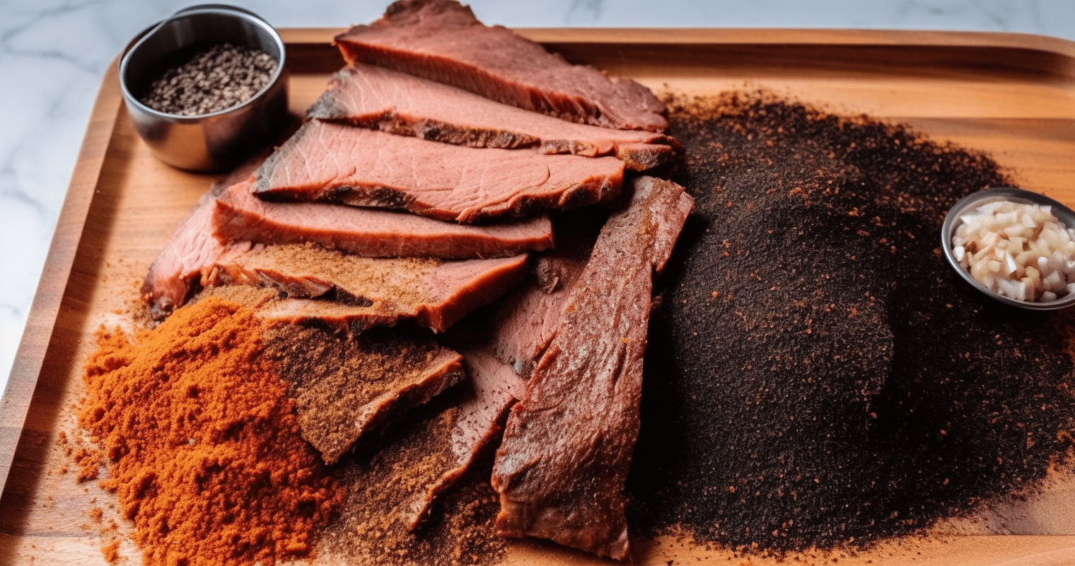Smoked brisket ready to be served