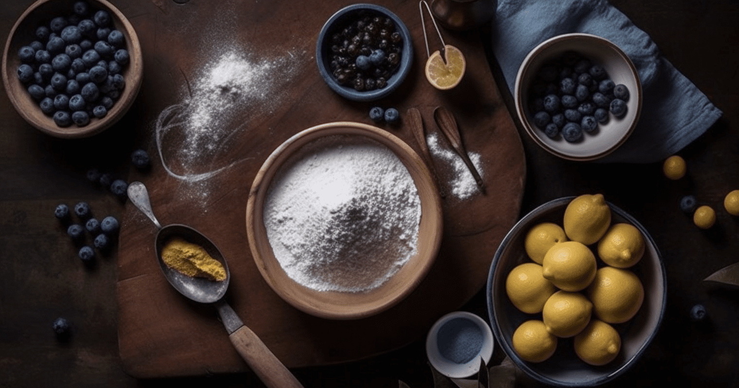 Lemon Blueberry Pound Cake Cooking Instructions