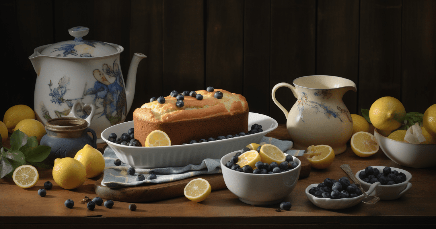Lemon Blueberry Pound Cake Image
