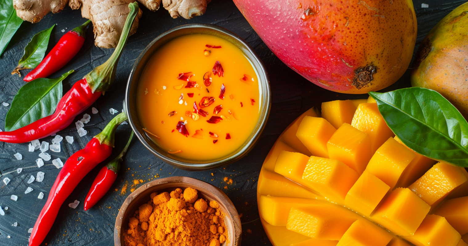 Ingredients for Flamin' Mango Madness