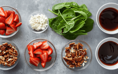 Regal Elegance: Strawberry Spinach Salad Recipe