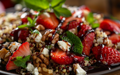 Heavenly Strawberry Quinoa Salad: A Summery Blend of Sweet and Savory